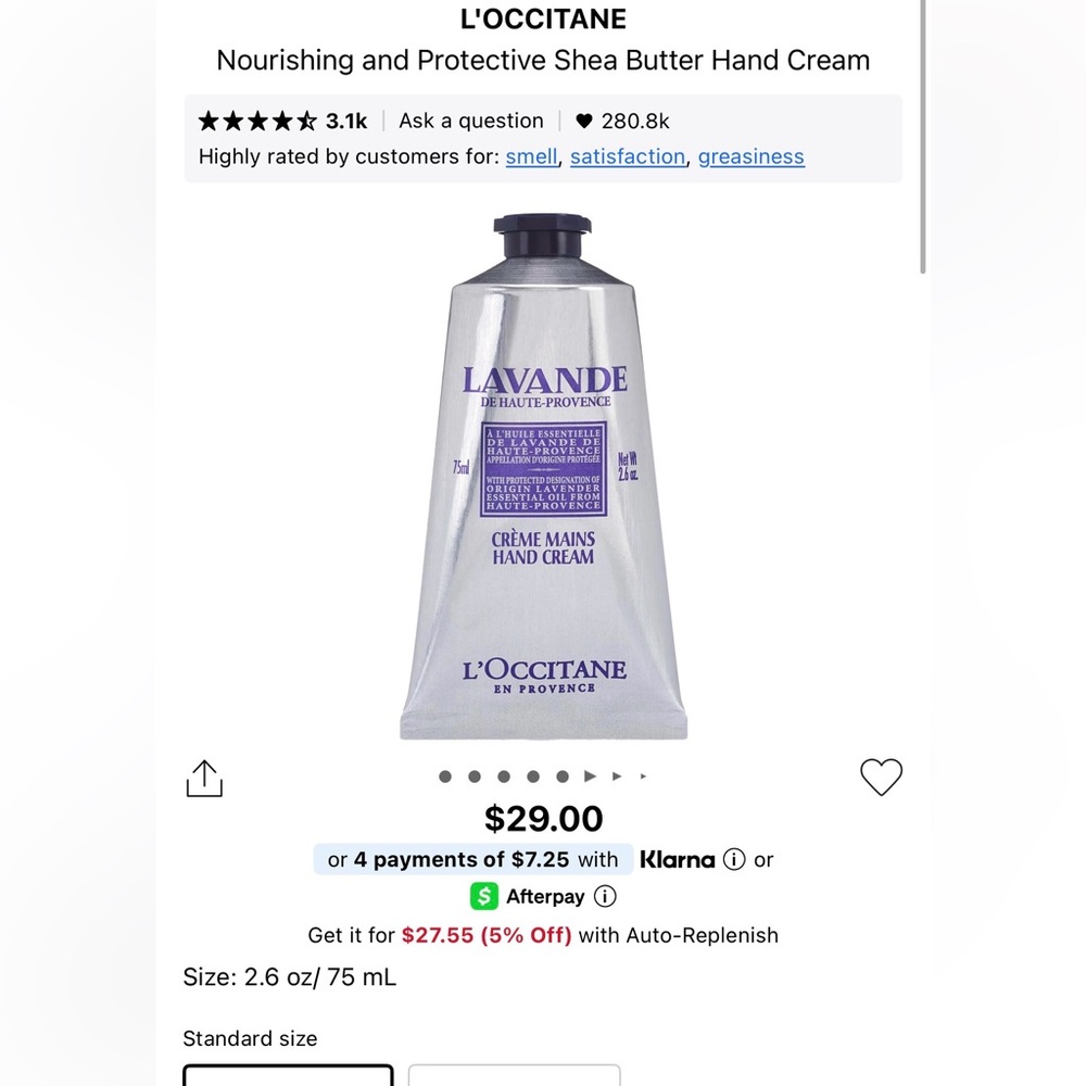 BNNU L’Occitane lavender hand cream - Picture 4 of 4
